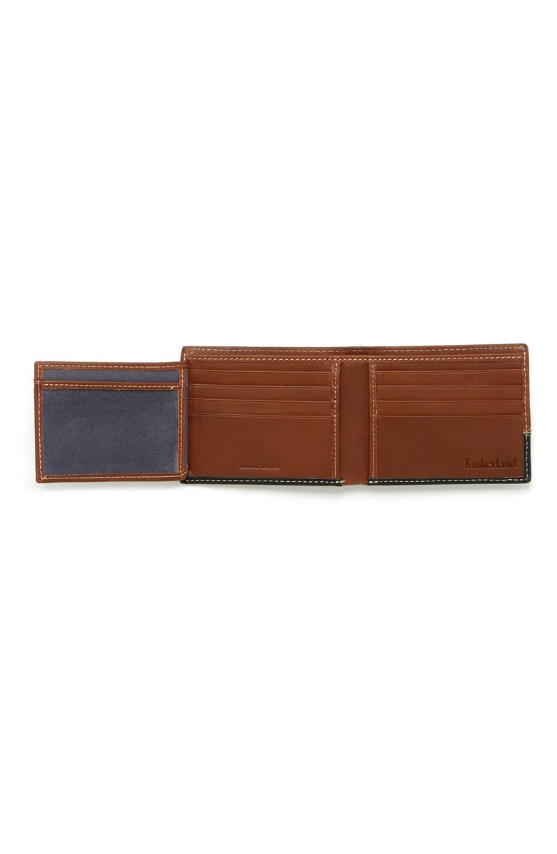 Timberland Colorblock Commuter Wallet, Alternate, color, 