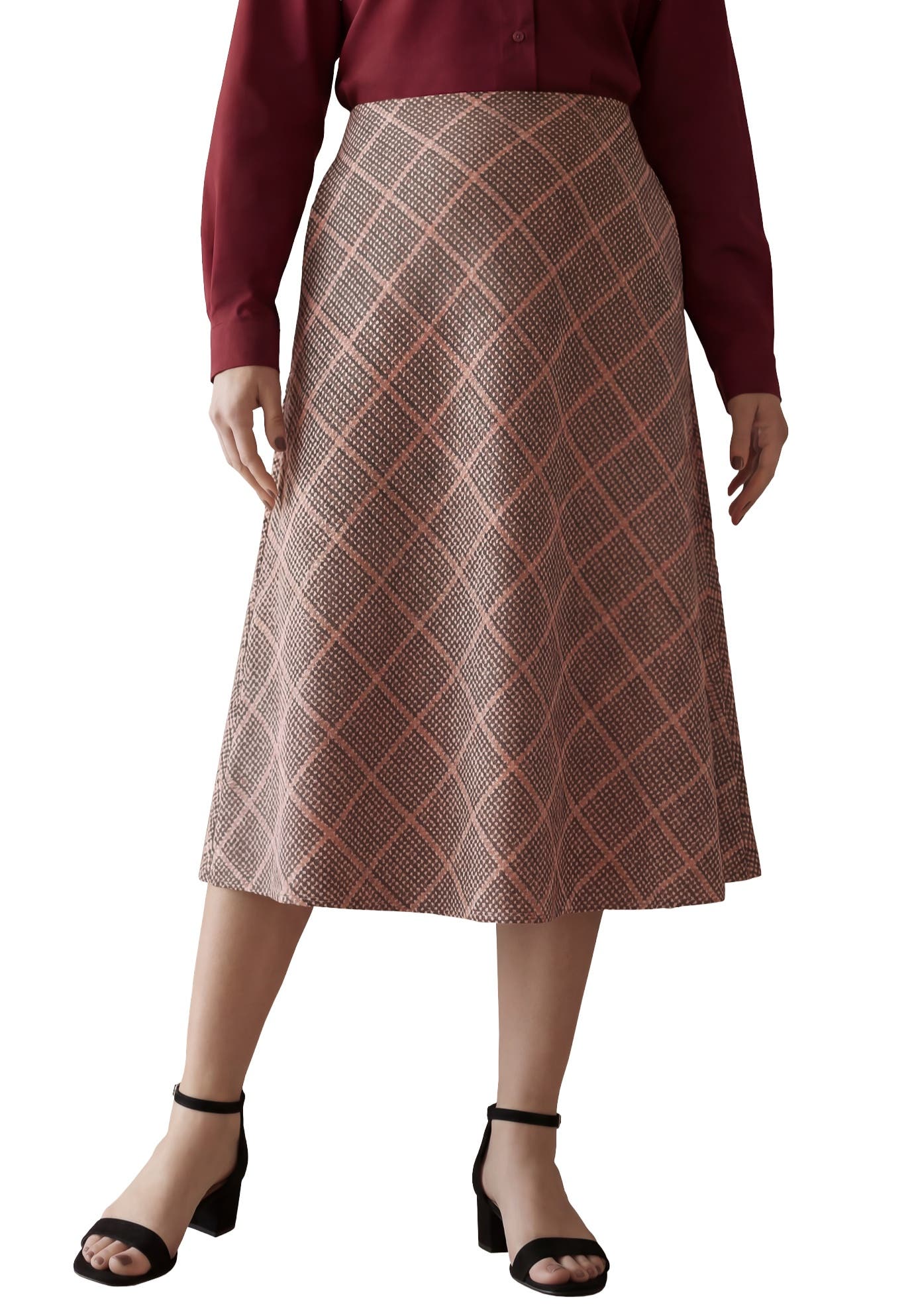 ROSE CHECK HOUNDSTOOTH