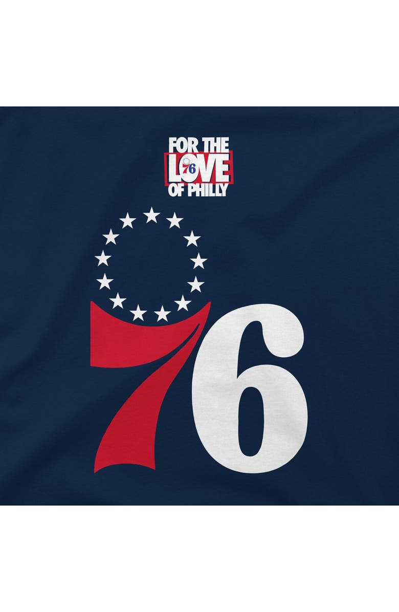 Stadium Essentials Unisex Stadium Essentials  Navy Philadelphia 76ers 2023 NBA Playoffs Roster T-Shirt, Alternate, color, 