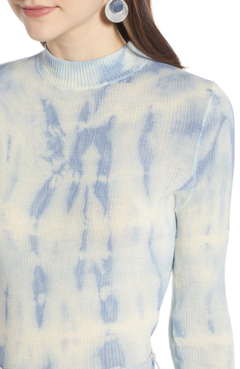 Something Navy Mock Neck Sweater, Alternate, color, 