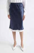 Maria McManus Bias Ribbon Midi Skirt