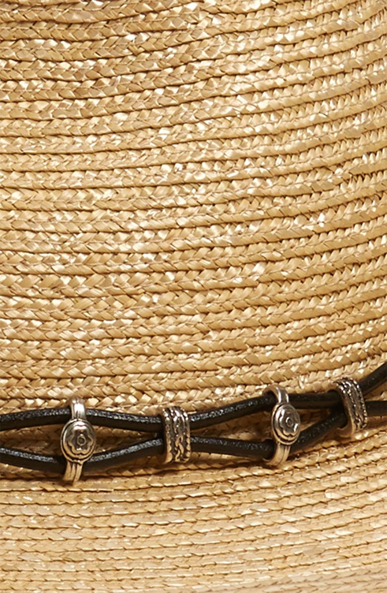 Saint Laurent Straw Western Hat, Alternate, color,