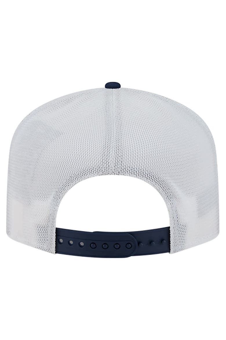 Men's New Era Navy/White Dallas Cowboys Patch 19TWENTY Adjustable Hat, Alternate, color, Navy