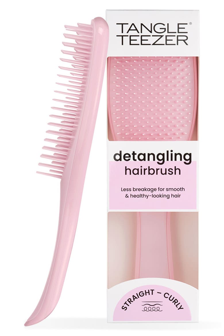 Ultimate Detangler Hairbrush - Straight to Wavy, Main, color, PINK