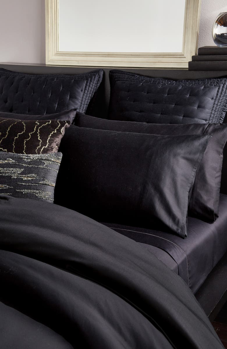 Donna Karan New York Indulgence Cotton & Silk Duvet Cover & Sham Set, Alternate, color,