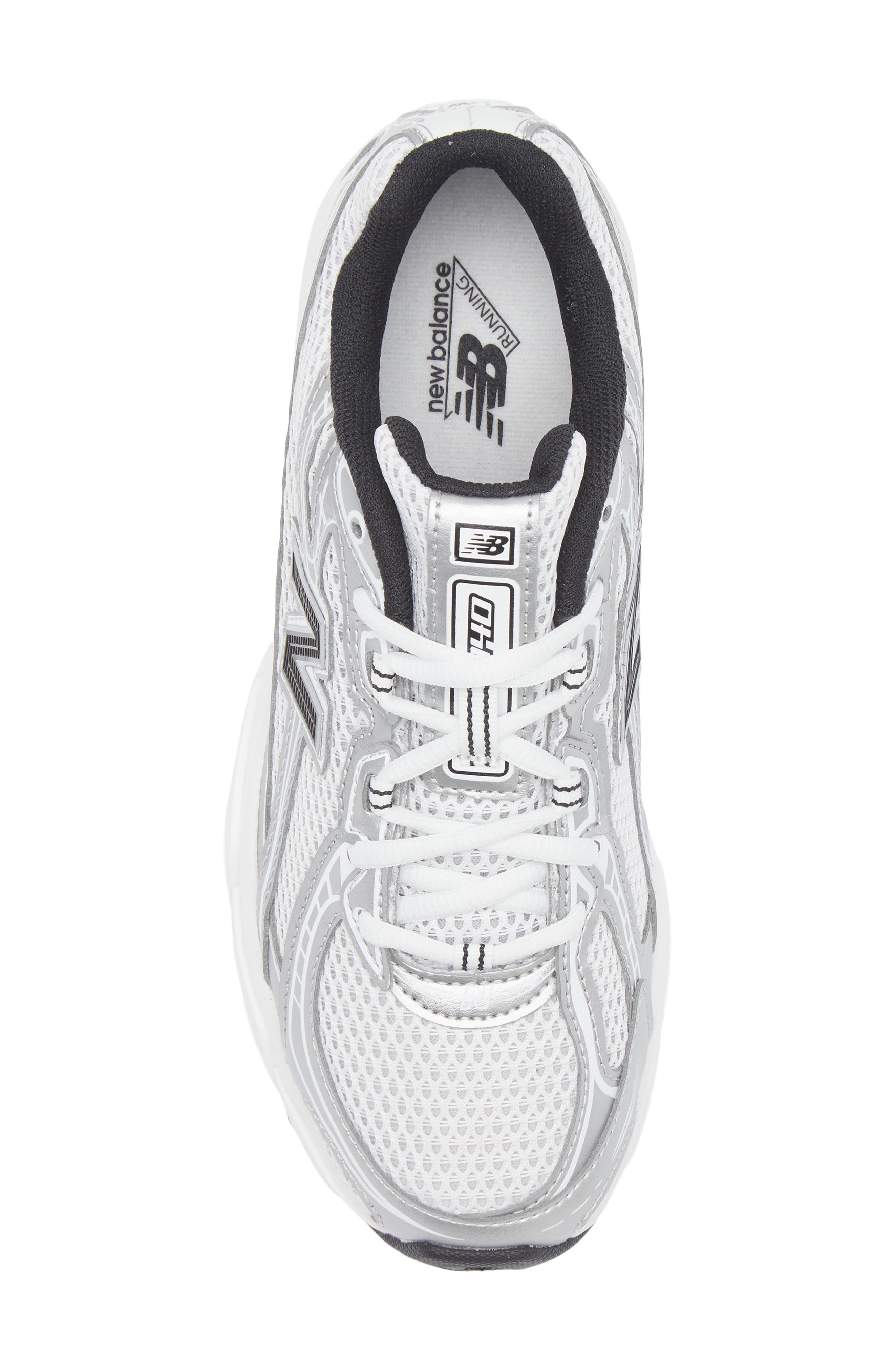 New Balance Kids' 740 Sneaker, Alternate, color, Silver Metallic/ Black
