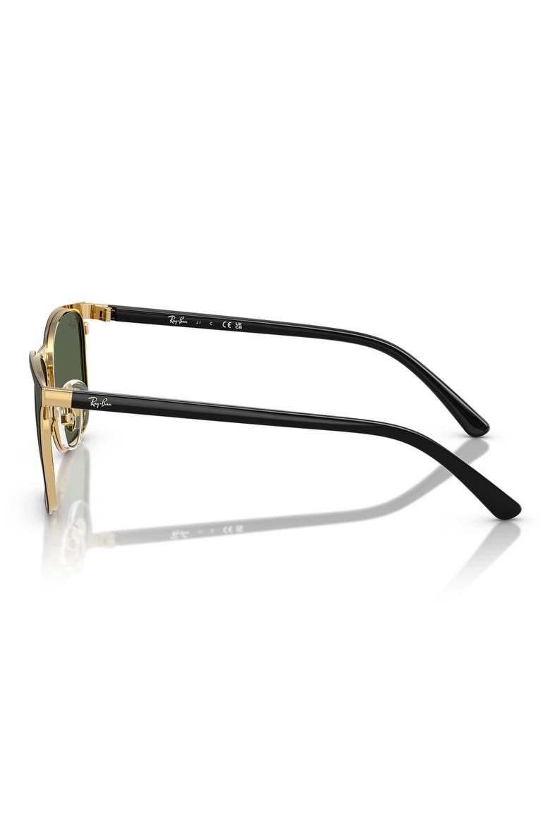 Kids' 48mm Square Sunglasses, Alternate, color, BLACK