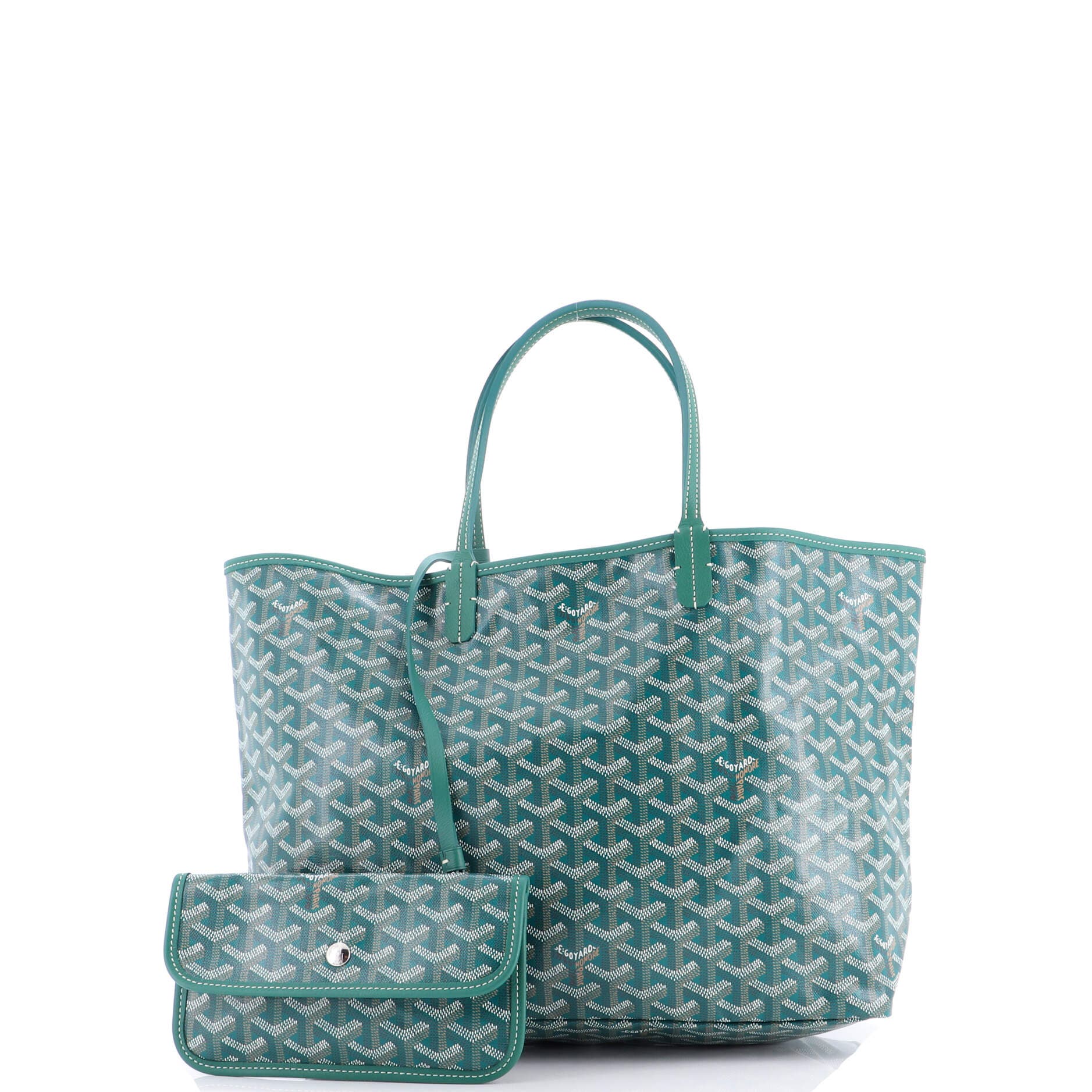 Pre-Owned Goyard Saint Louis Tote Coated Canvas PM, Alternate, color, 
