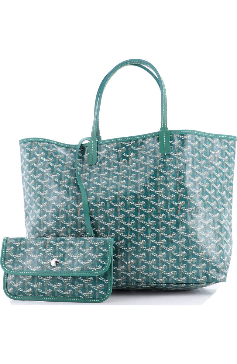 Pre-Owned Goyard Saint Louis Tote Coated Canvas PM, Alternate, color, Green