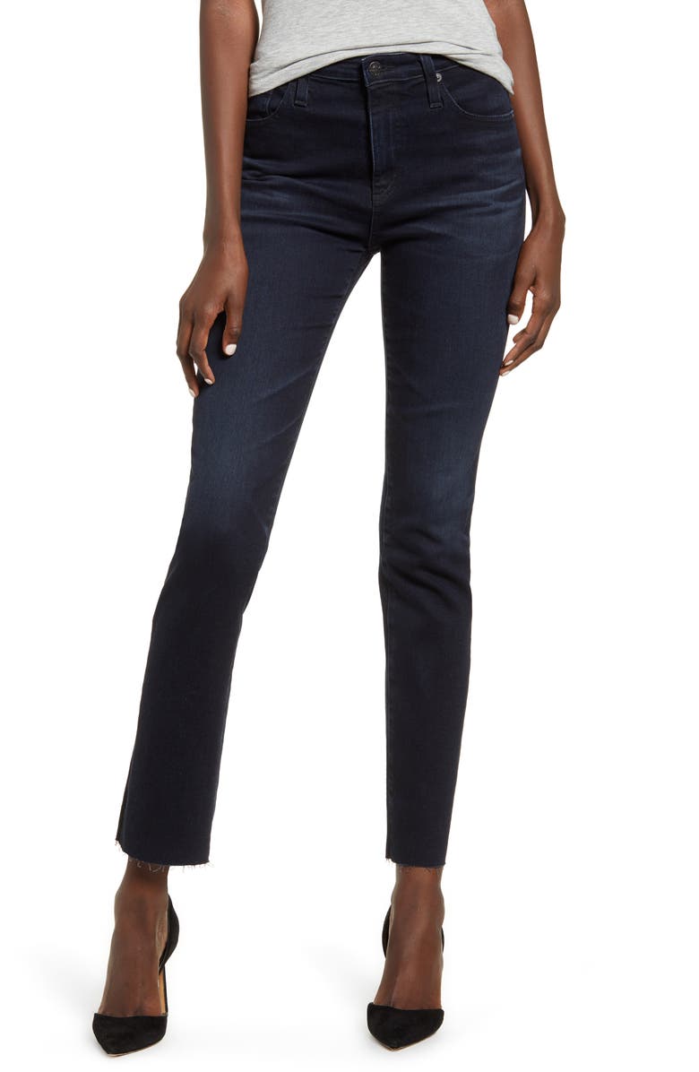 AG The Isabelle High Waist Ankle Straight Leg Jeans, Main, color, 
