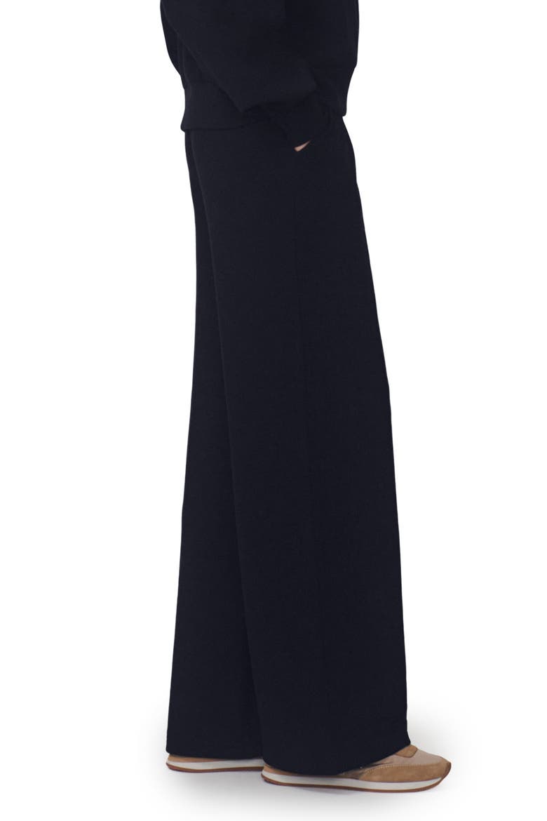 The Wide Leg 30-Inch Track Pants, Alternate, color, BLUE NIGHTS