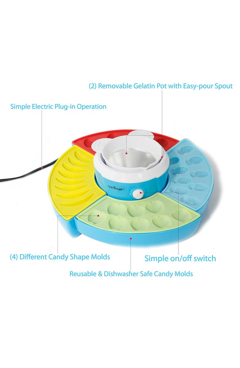 NUTRICHEF Gummy Candy Maker, Alternate, color,