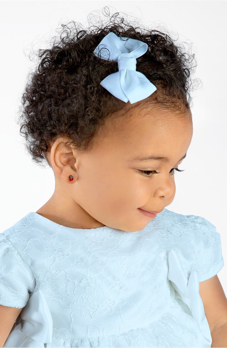 Tiny Blessings 14K Gold Red Lil' Ladybug Studs Screw Back Earrings, Alternate, color, 