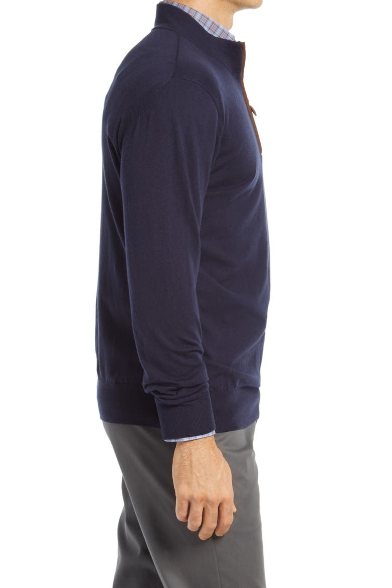 Sonoma Quarter Zip Pullover, Alternate, color, NAVY