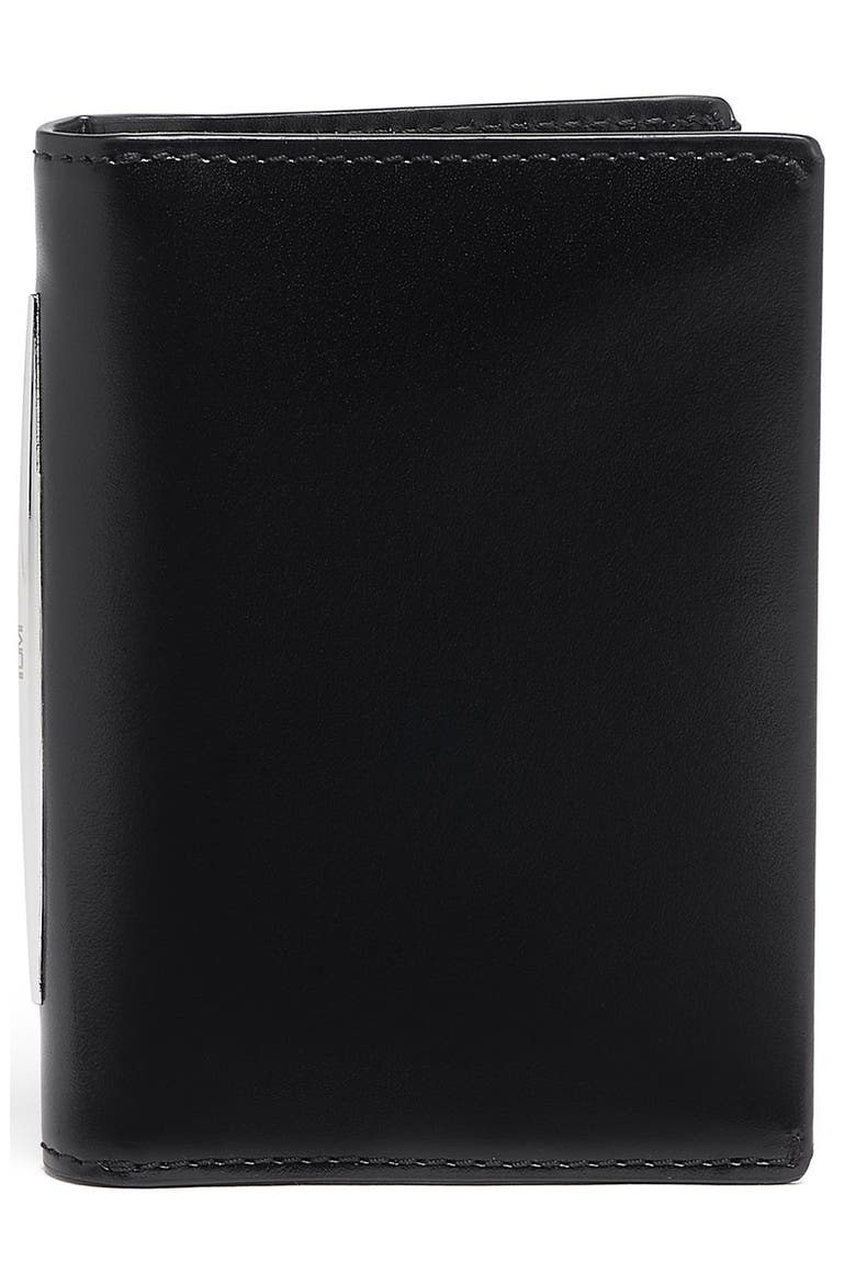 Donington Folding Card Case, Alternate, color, BLACK