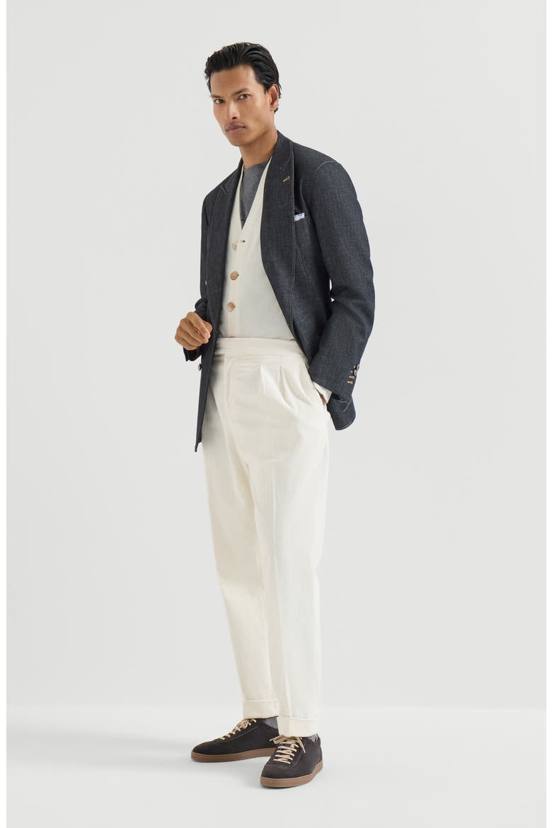Cashmere cardigan, Alternate, color, Panama