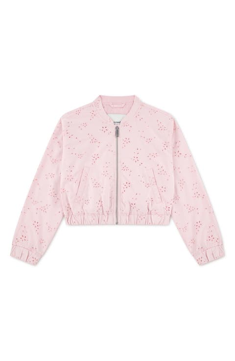 Kids' Eyelet Bomber Jacket (Little Kid & Big Kid)