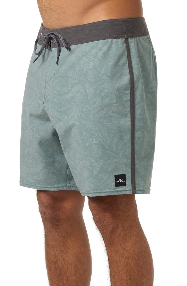 O'Neill Line-Up 17 Board Shorts, Alternate, color, Sage
