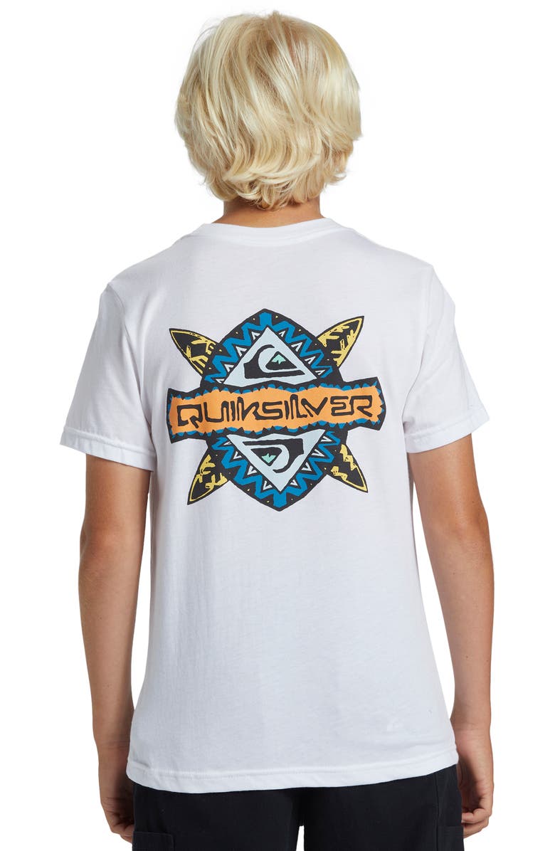 Quiksilver Kids' Rainmaker BT0 Cotton Graphic T-Shirt, Alternate, color, 