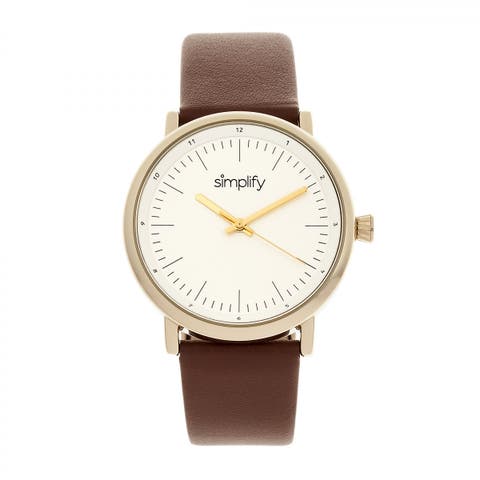The 6200 Leather-Strap Watch