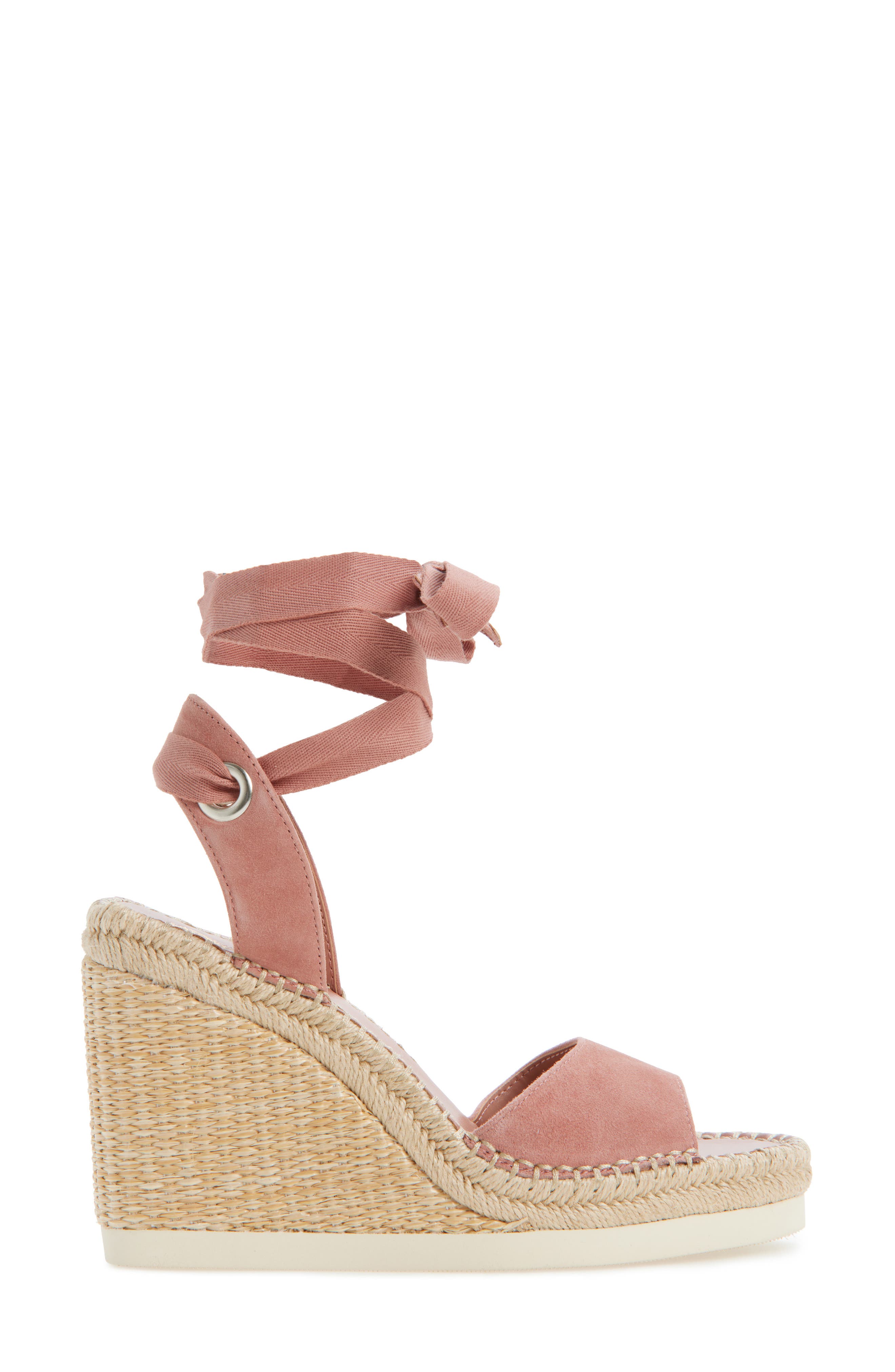 Vince Camuto Bendsen Wedge Sandal, Alternate, color, Dark Pale Pink