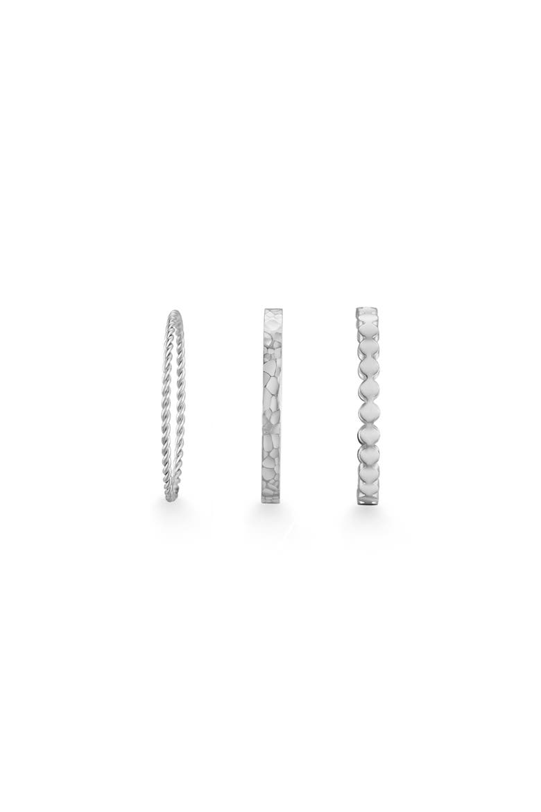 Daily Rings Set, Alternate, color, Silver