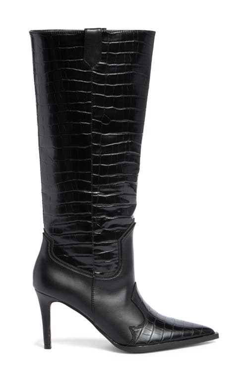 Steven New York Lanza Knee High Boot In Black