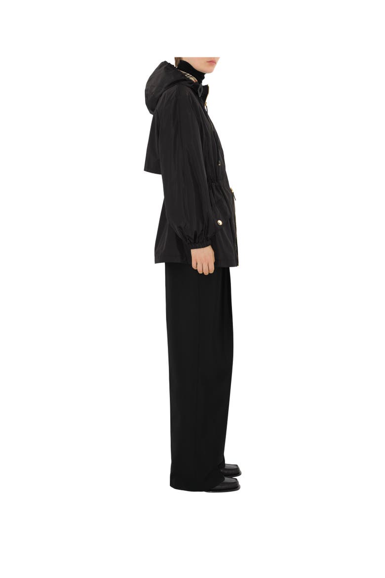Nylon Hooded Jacket, Alternate, color, Black