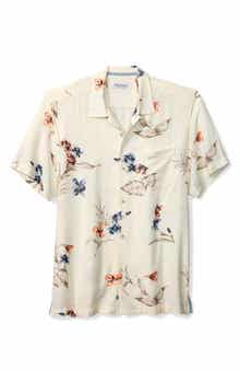 Tommy Bahama Veracruz Cay Vintage Floral Short Sleeve Button-Up Shirt