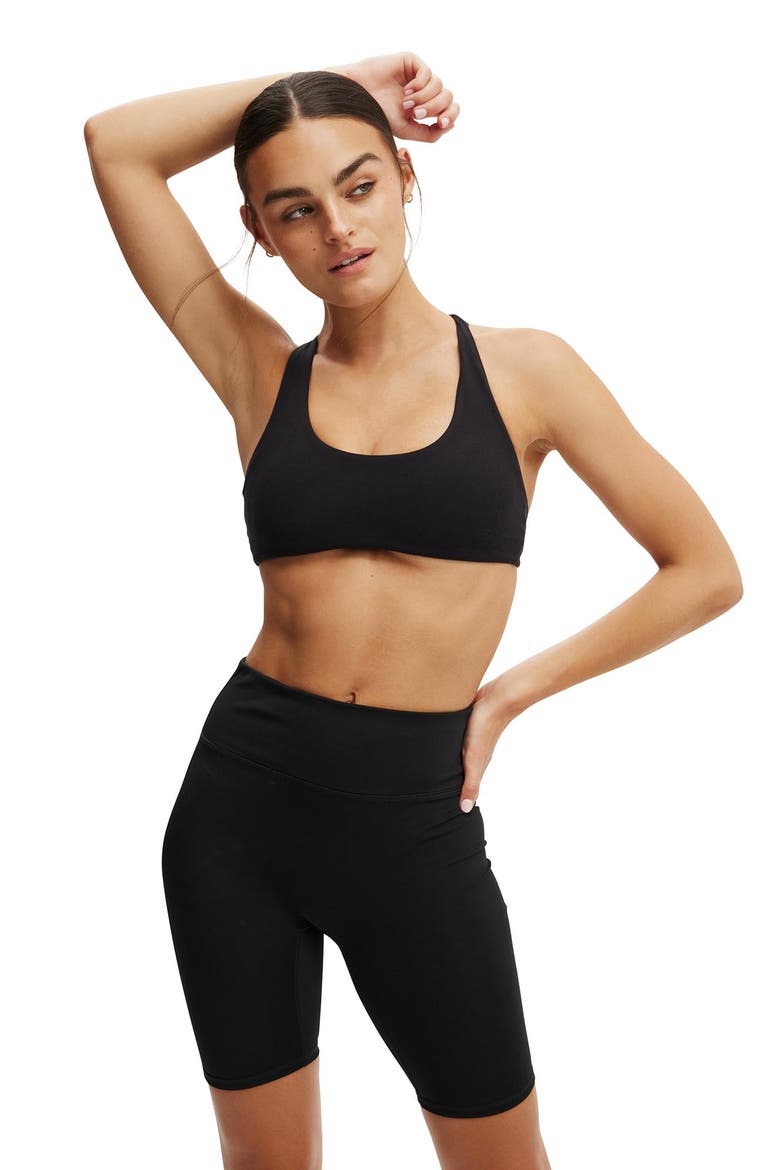 Women's Active Bondi Everyday Mid Length Bike Short, Alternate, color, Black