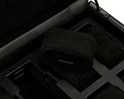 Wolf British Racing 15-piece Watch Storage Box In Black