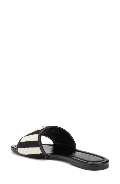 Kurt Geiger London Greenwich Slide Sandal In Charcoal