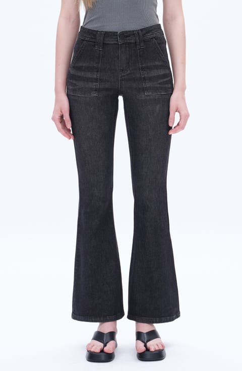 Jess Low Rise Flare Jeans