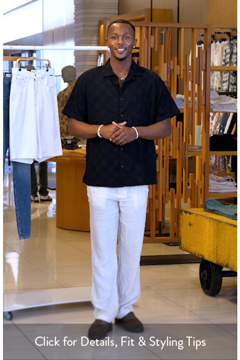 Wayside Eyelet Embrodiered Camp Shirt video