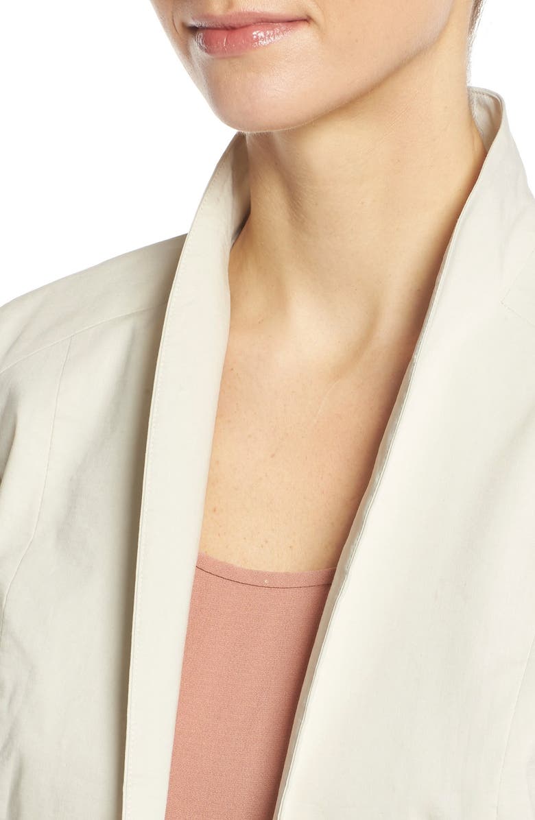 Eileen Fisher High Collar Jacket, Alternate, color,
