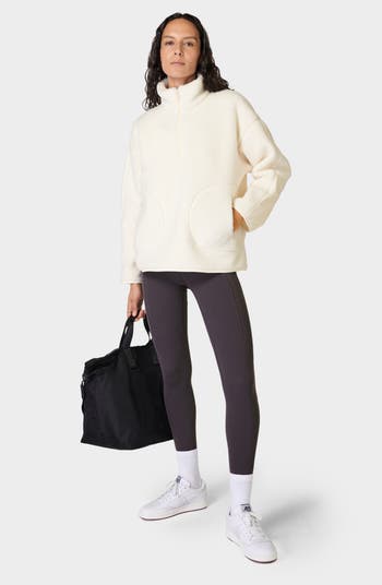 Oversize Fleece Half Zip Top