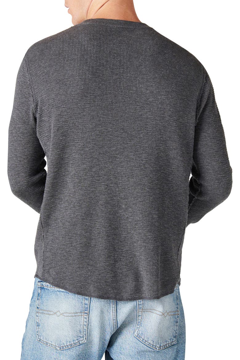 Thermal Crewneck Sweater, Alternate, color, CHARCOAL