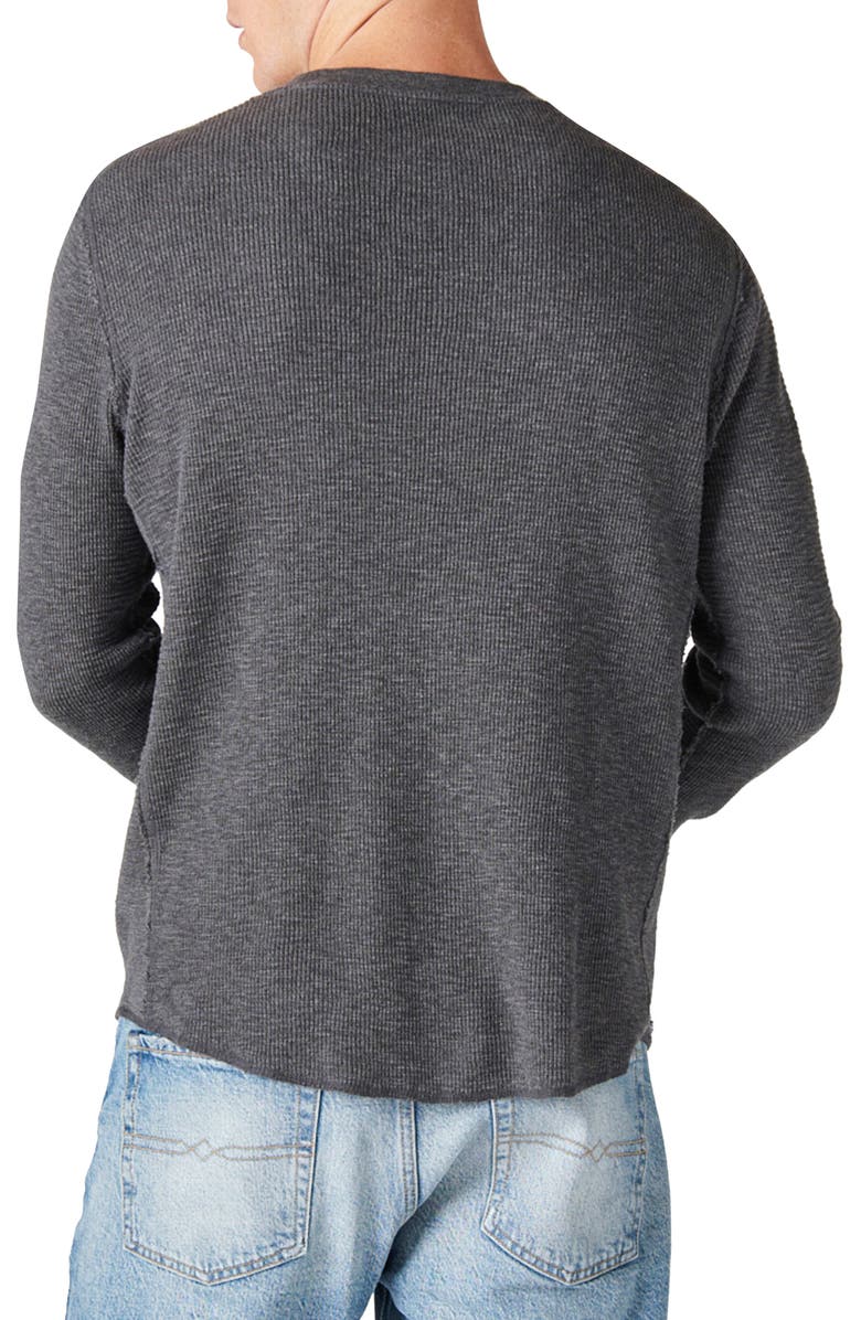 Lucky Brand Thermal Crewneck Sweater, Alternate, color, 