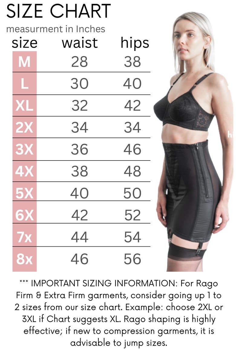 Extra Firm High Waist Open Bottom Girdle With Side Zipper and Hook, Alternate, color, Black