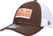 New Era Men's New Era Brown Cleveland Browns 9FORTY Trucker Snapback Hat
