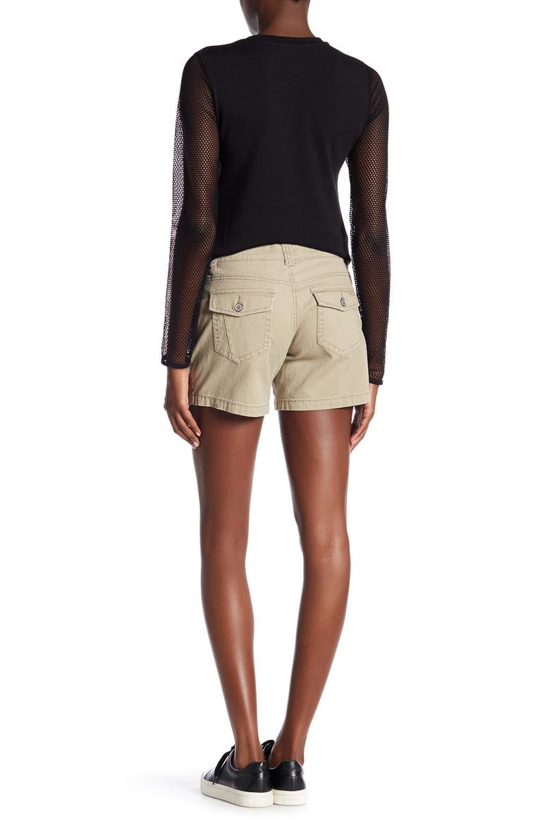 Alix Twill Shorts, Alternate, color, TAUPE