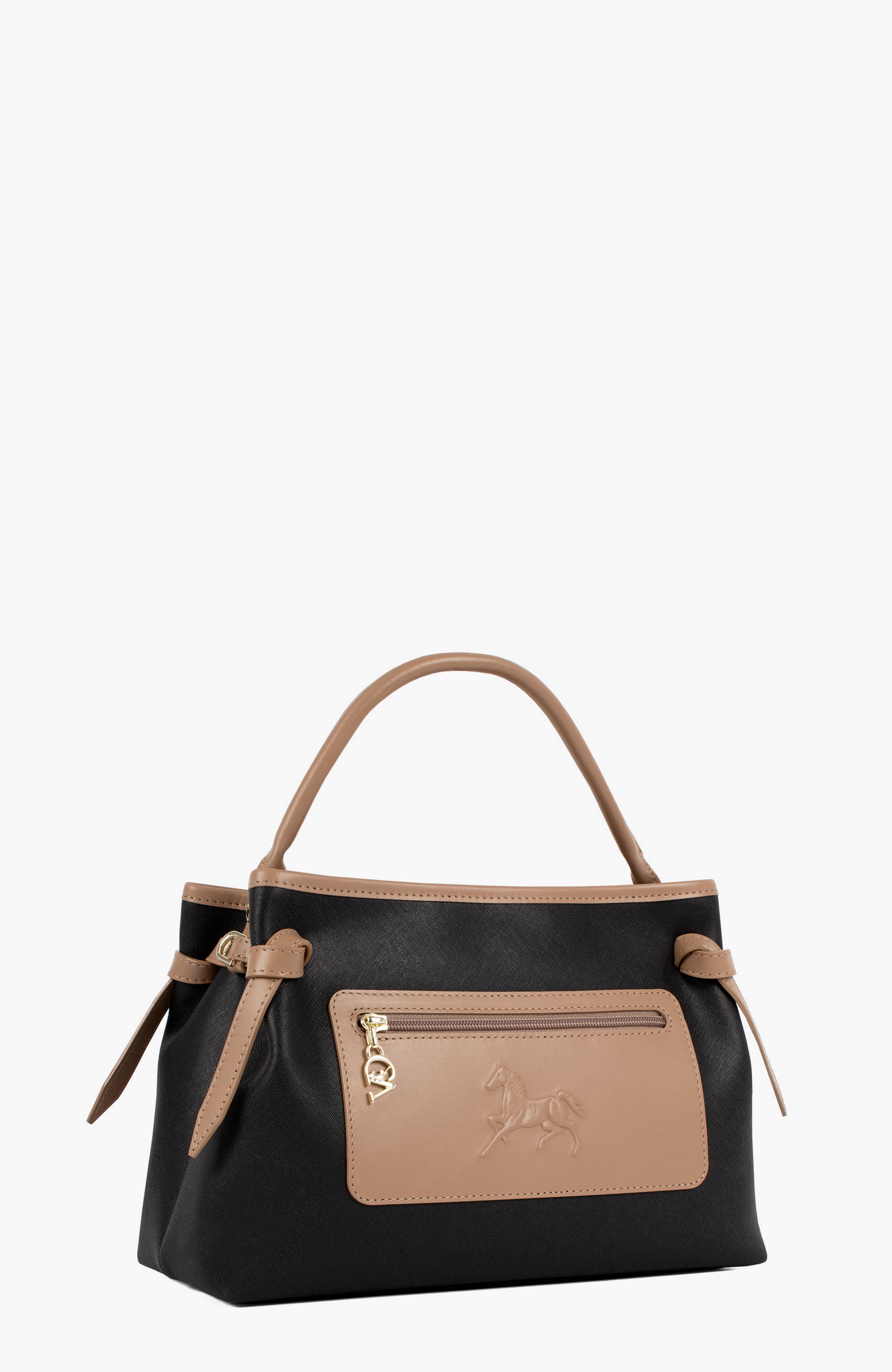 Horse By Cavalinho 627 Handbag, Alternate, color, Sand / Black