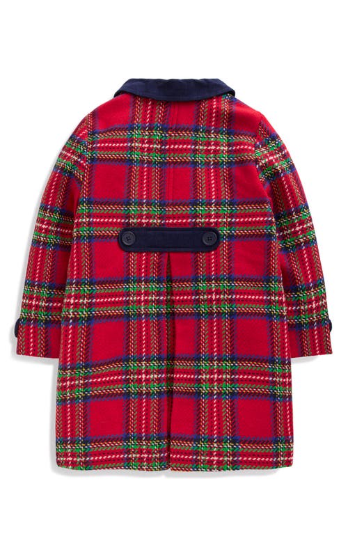 Mini Boden Kids' Wool Blend Coat In Multi