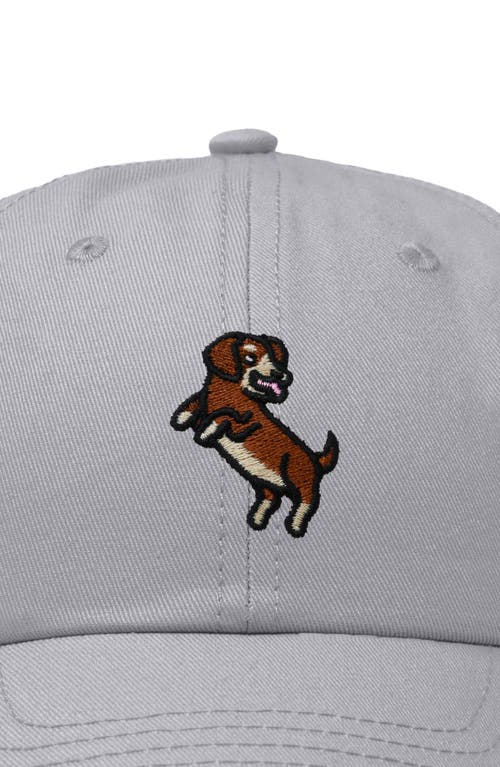 DALIX DALIX DACHSHUND EMBROIDERED DAD CAP