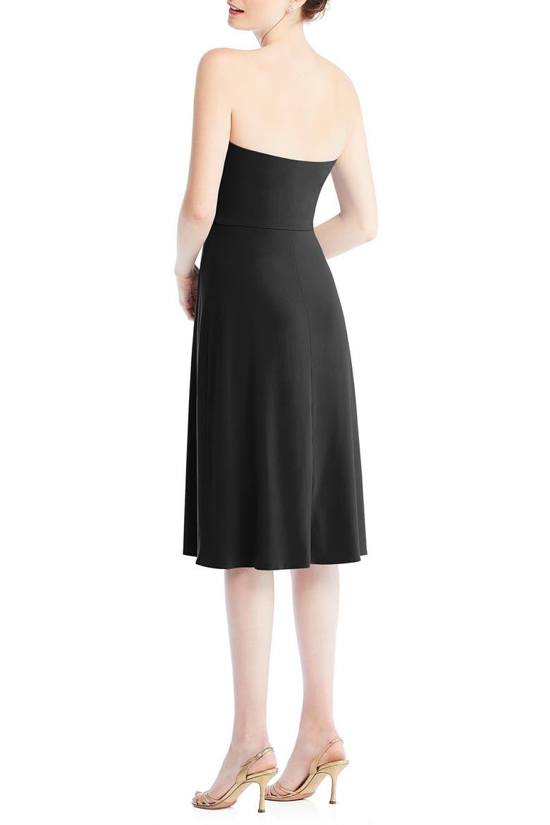 Multi-Way Loop Fit & Flare Dress, Alternate, color, BLACK