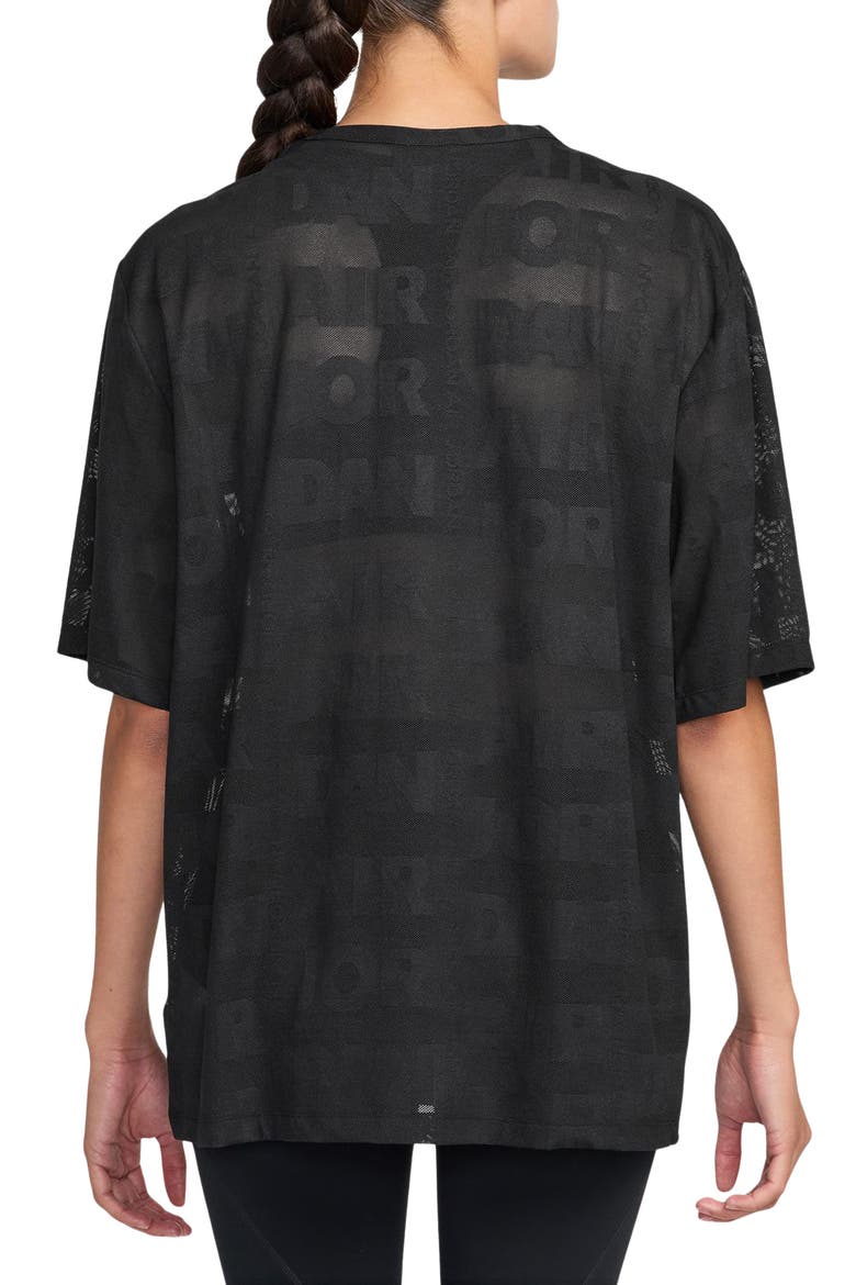 Flight Boxy Semisheer Top, Alternate, color, 010 BLACK