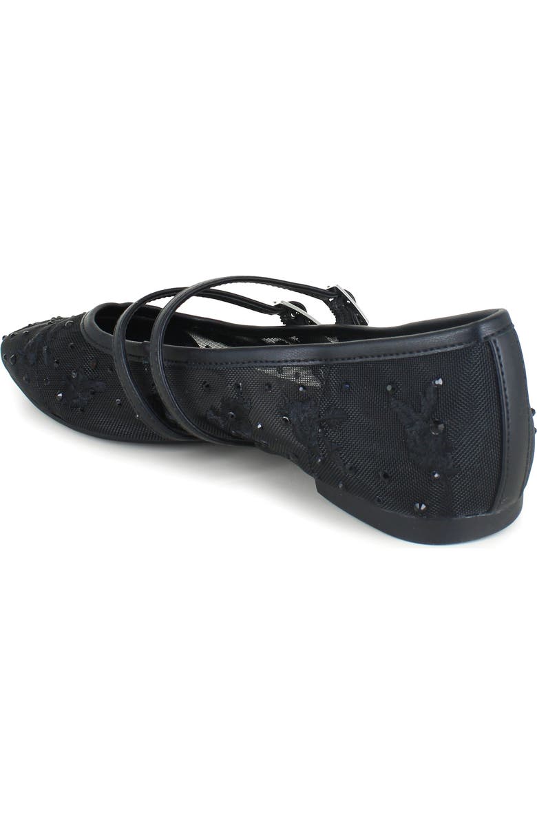 Reaction Kenneth Cole Malibu Nites Mary Jane Flat, Alternate, color, Black Mesh