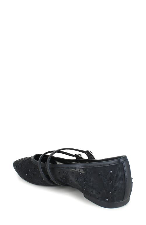Reaction Kenneth Cole Malibu Nites Mary Jane Flat In Black