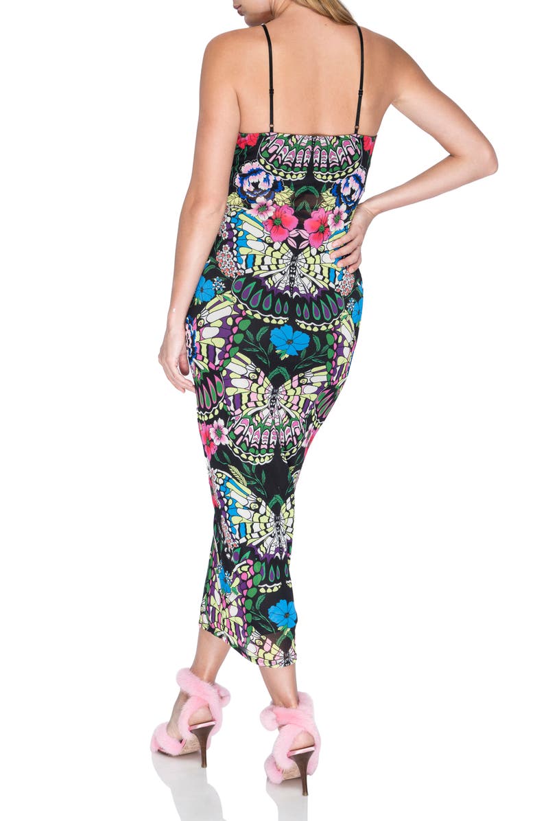 AFRM Butterfly Print Maxi Dress, Alternate, color, 