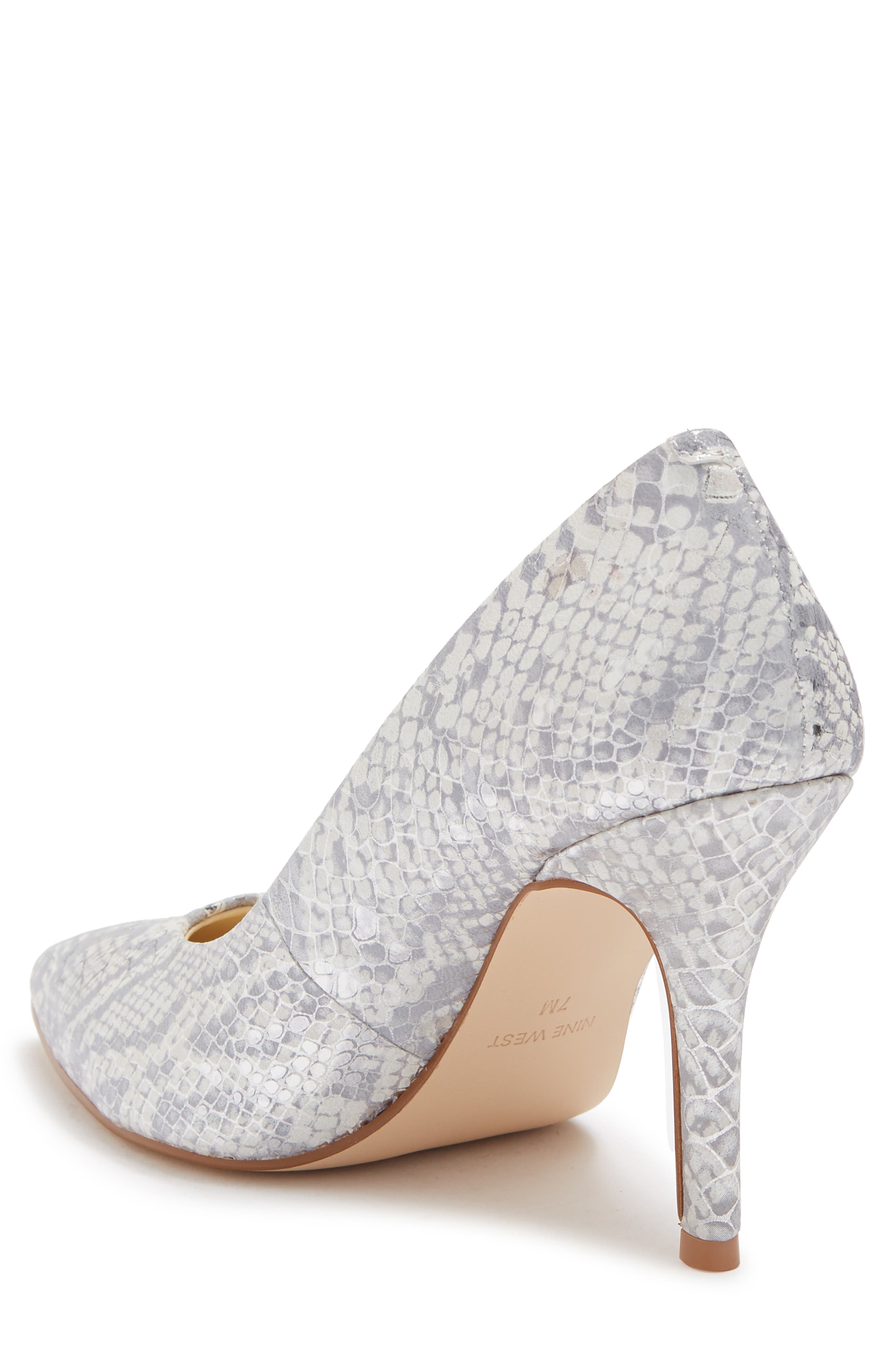 Nine West Flax Suede Pointed Toe Pump, Alternate, color, 